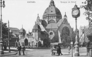 Die Synagoge in Dortmund 1905.
